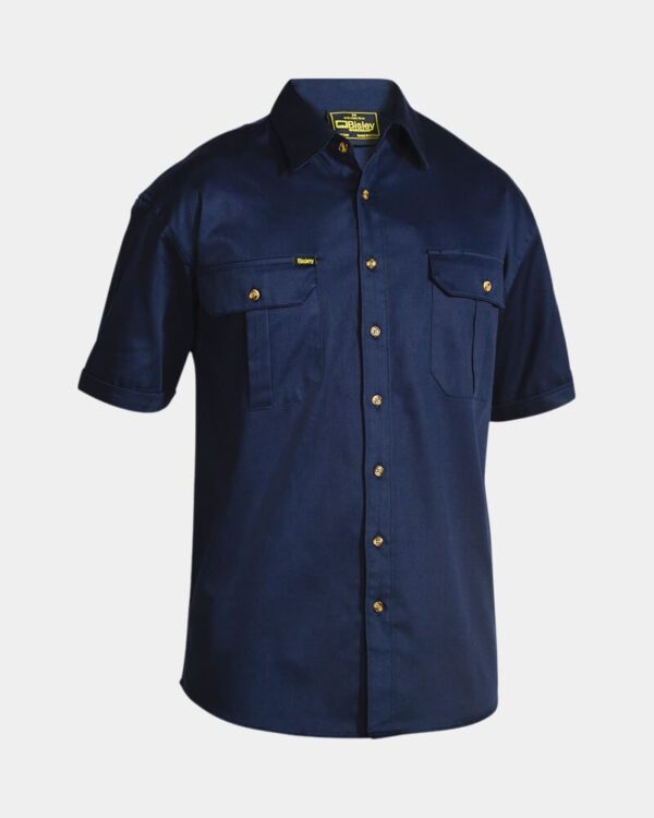 BISLEY ORIGINAL COTTON DRILL SHORT SLEEVE SHIRT - Image 2