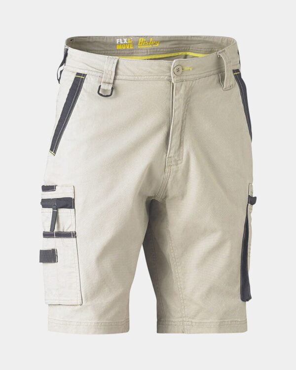 BISLEY FLEX & MOVE™ STRETCH UTILITY ZIP CARGO SHORT