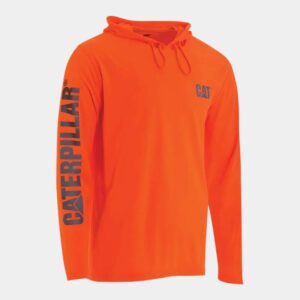 CAT HI-VIS UPF HOODED BANNER TEE