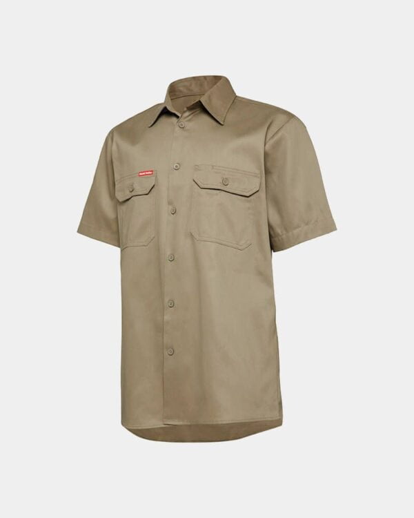 HARD YAKKA LIGHTWEIGHT VENTILATED SHORT SLEEVE SHIRT