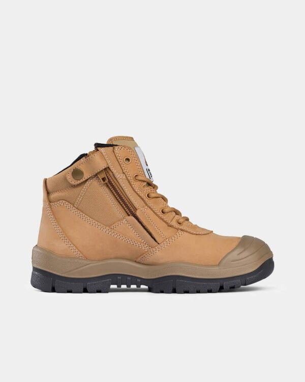 MONGREL ZIPSIDER SAFETY BOOT - WHEAT