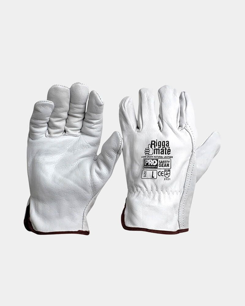 PRO CHOICE RIGGAMATE PREMIUM COW GRAIN NATURAL LEATHER