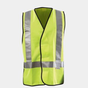 WORKIT HI VIS REFLECTIVE X-BACK SAFETY VEST