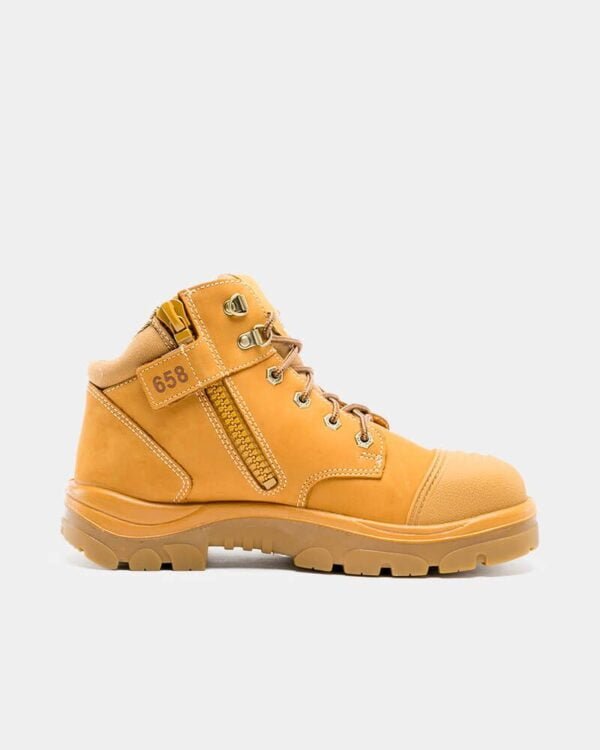STEEL BLUE PARKES SCUFF ZIP SIDED SAFETY BOOT - Image 2