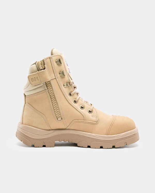 STEEL BLUE SOUTHERN CROSS ZIP SIDED SAFETY BOOT