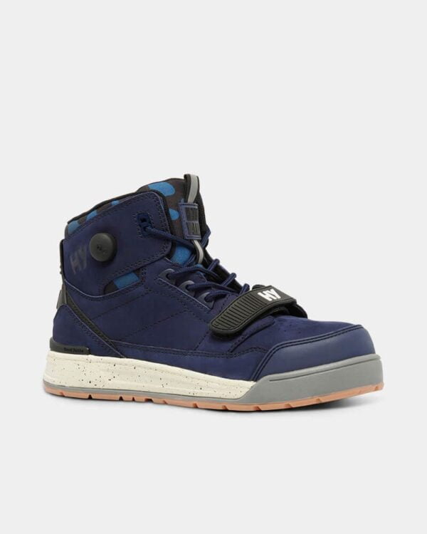 HARD YAKKA 3056 O2 PUMP UP SAFETY BOOT - NAVY
